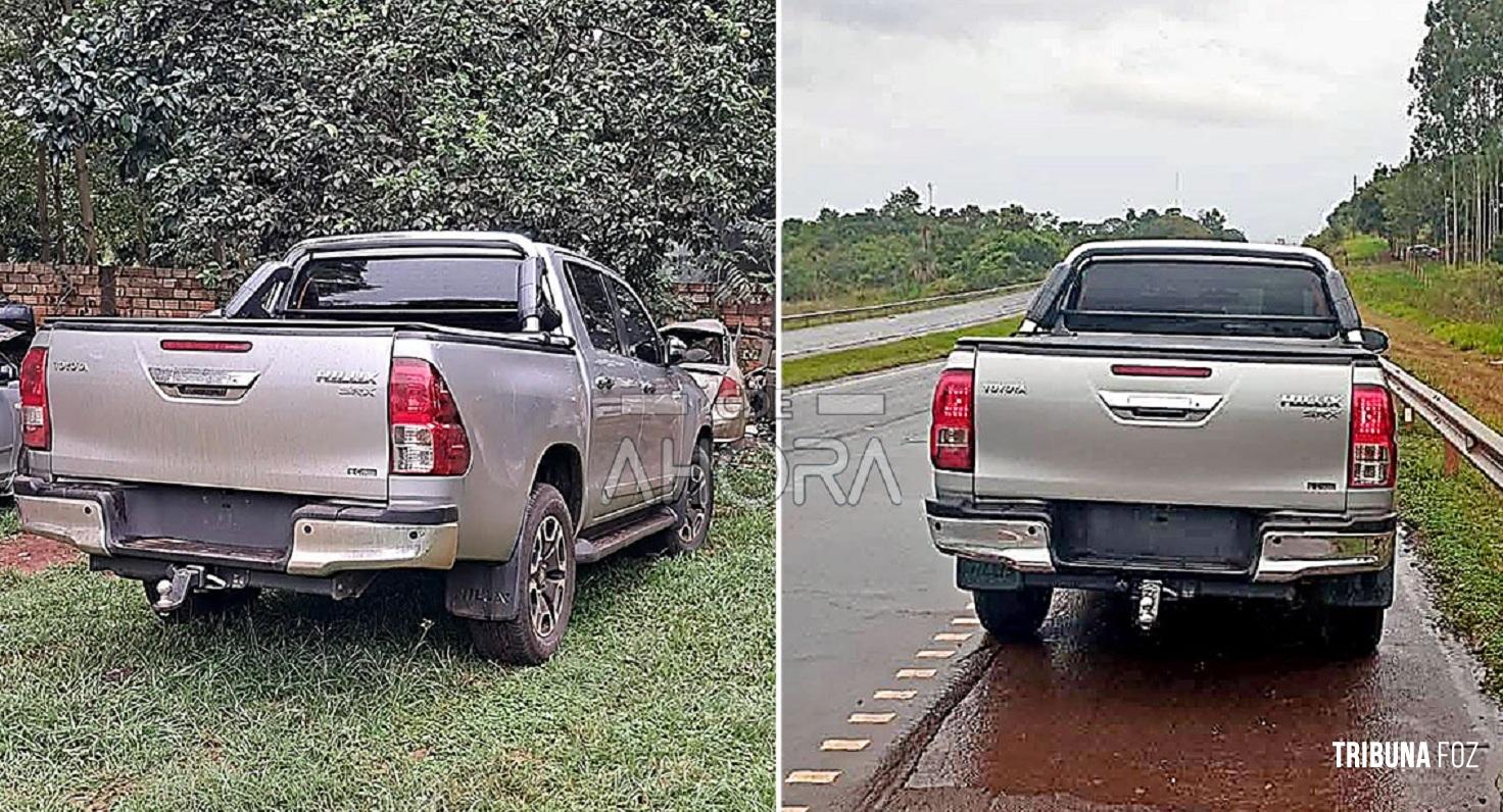 Policial é preso com caminhonete roubada após perseguição em Minga Guazú no Paraguai