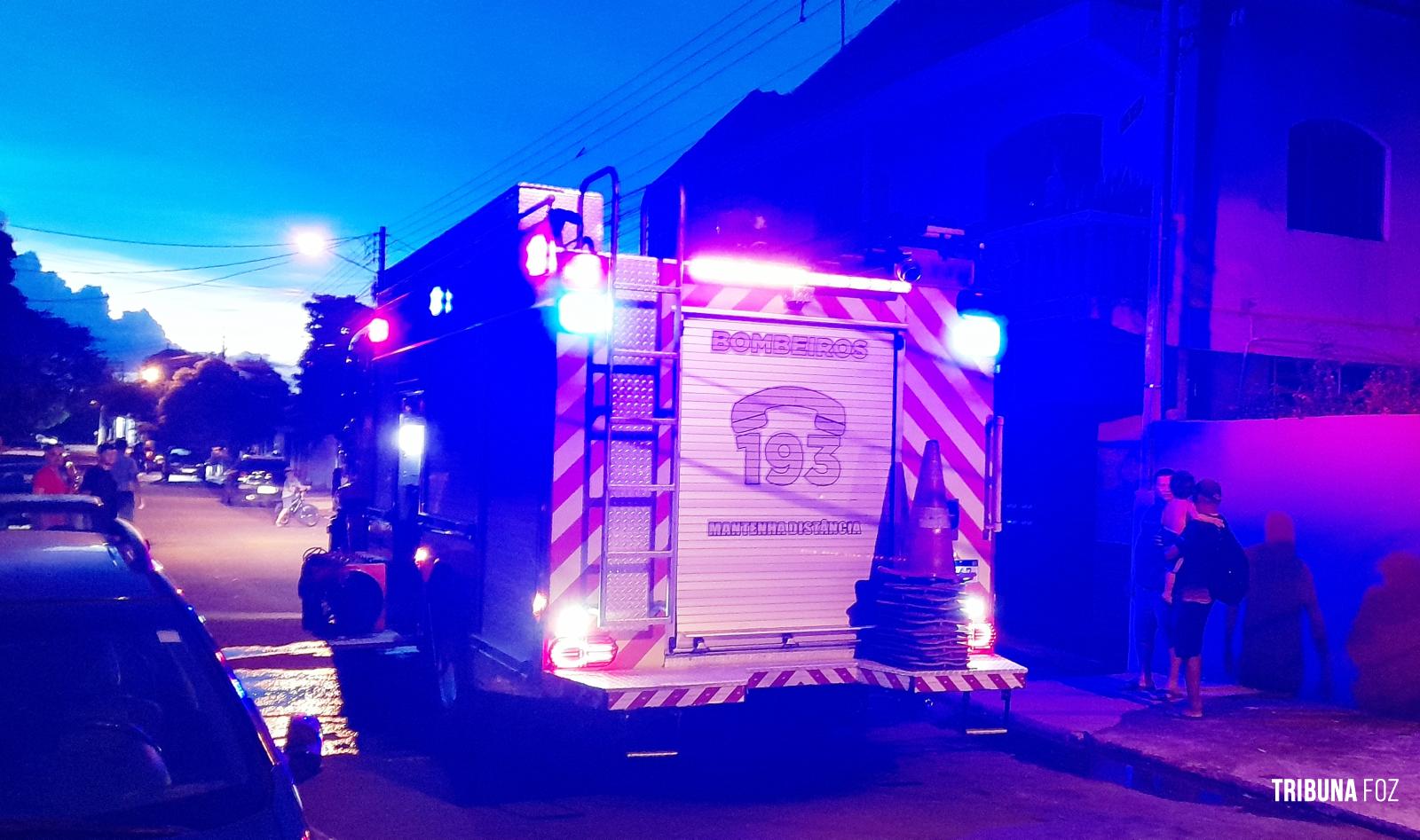 Principio de incêndio mobiliza o Corpo de Bombeiros no Porto Meira