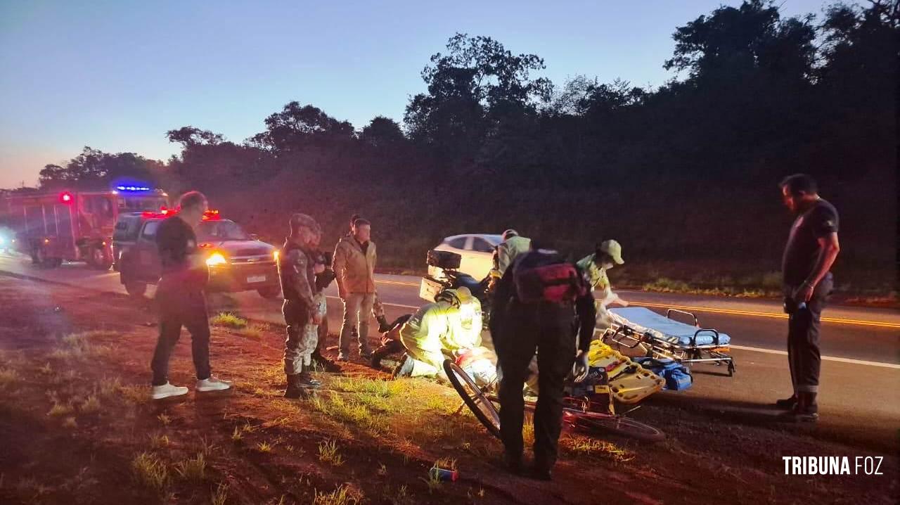 Quando a obra aparece, mas a luz não: Mais um acidente na Perimetral Leste