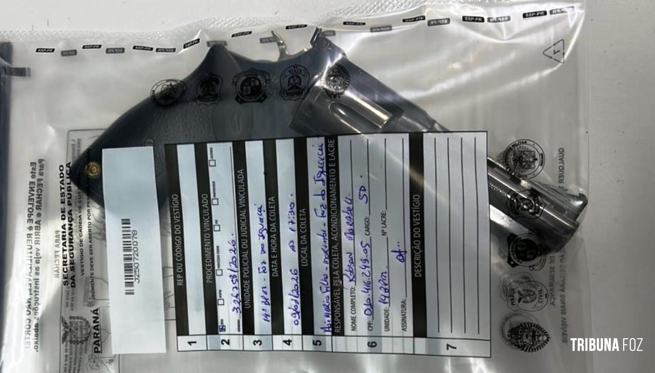 ROCAM apreende revolver 357 e detém três pessoas no Bairro Morumbi após ação em Foz do Iguaçu