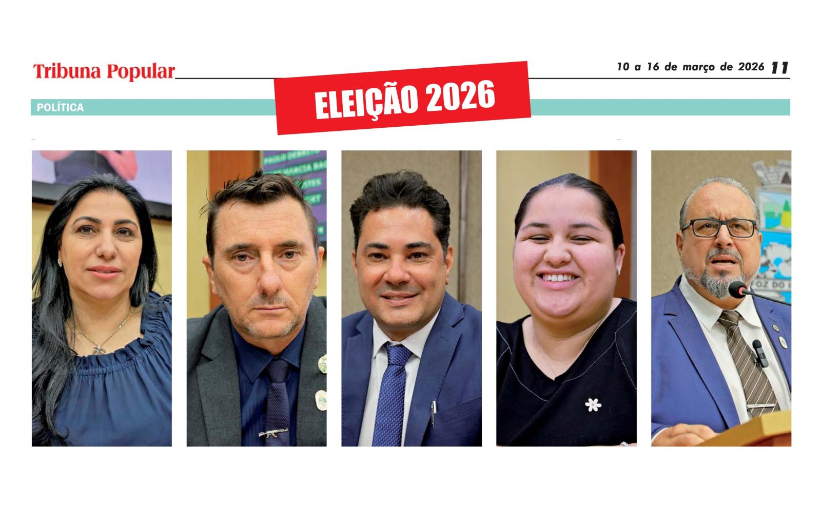 Sem precisar interromper mandato, vereadores de Foz vão tentar "subir" na carreira política em 2026