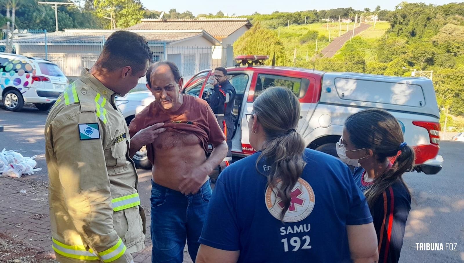 Sogra esfaqueia genro na região da “Favela do Cemitério” em Foz do Iguaçu