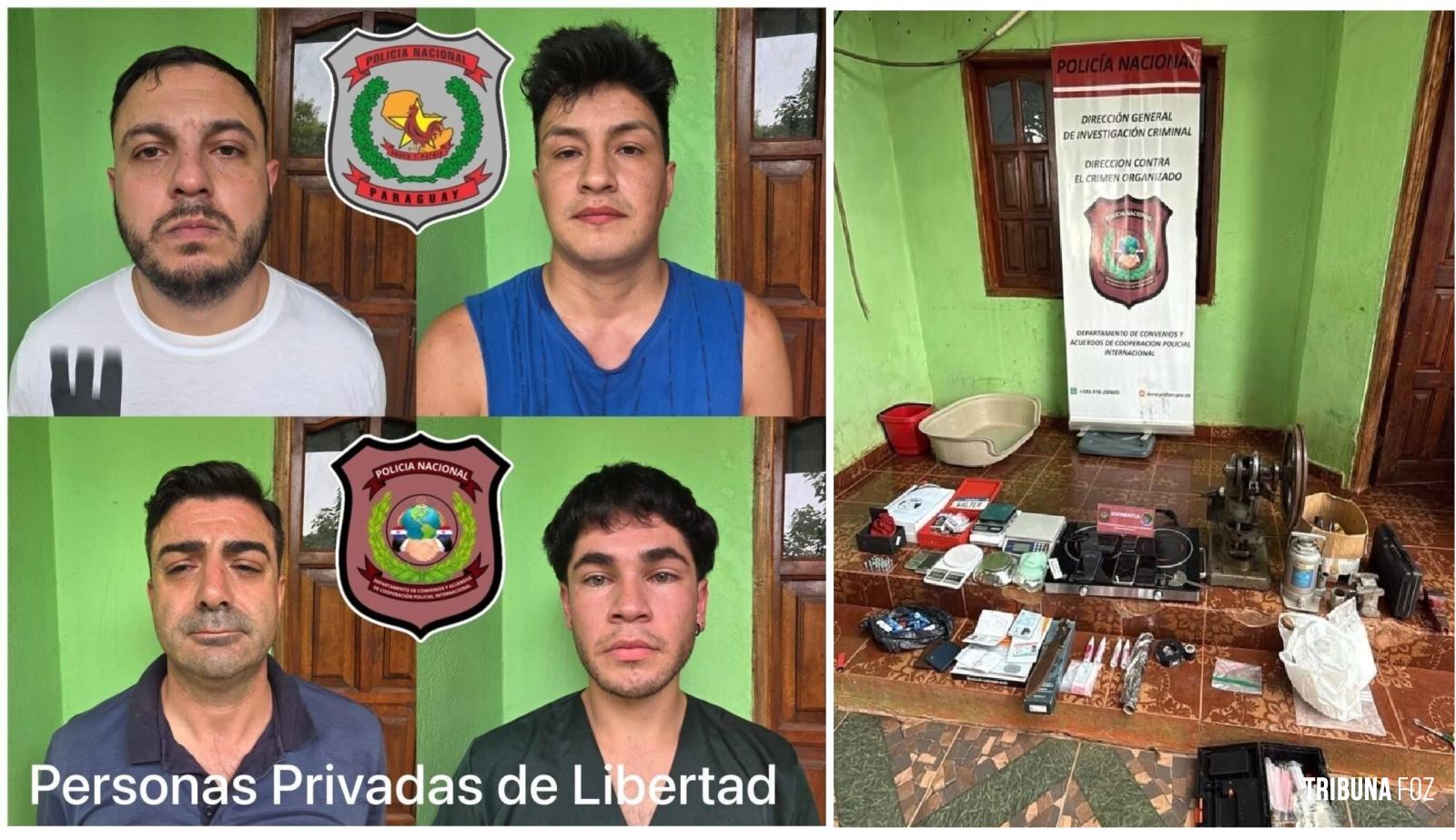 Suposto laboratório clandestino de drogas é descoberto em Ciudad Del Este e estrangeiros são presos