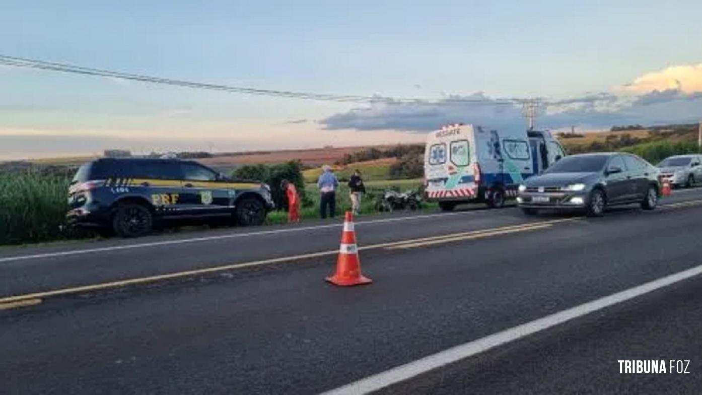 Acidente na BR-277 entre Céu Azul e Santa Tereza do Oeste deixa casal ferido