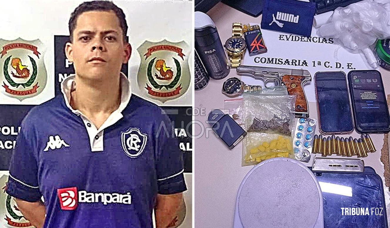 Brasileiro é preso por suposta tentativa de feminicídio e posse de drogas em Ciudad Del Este