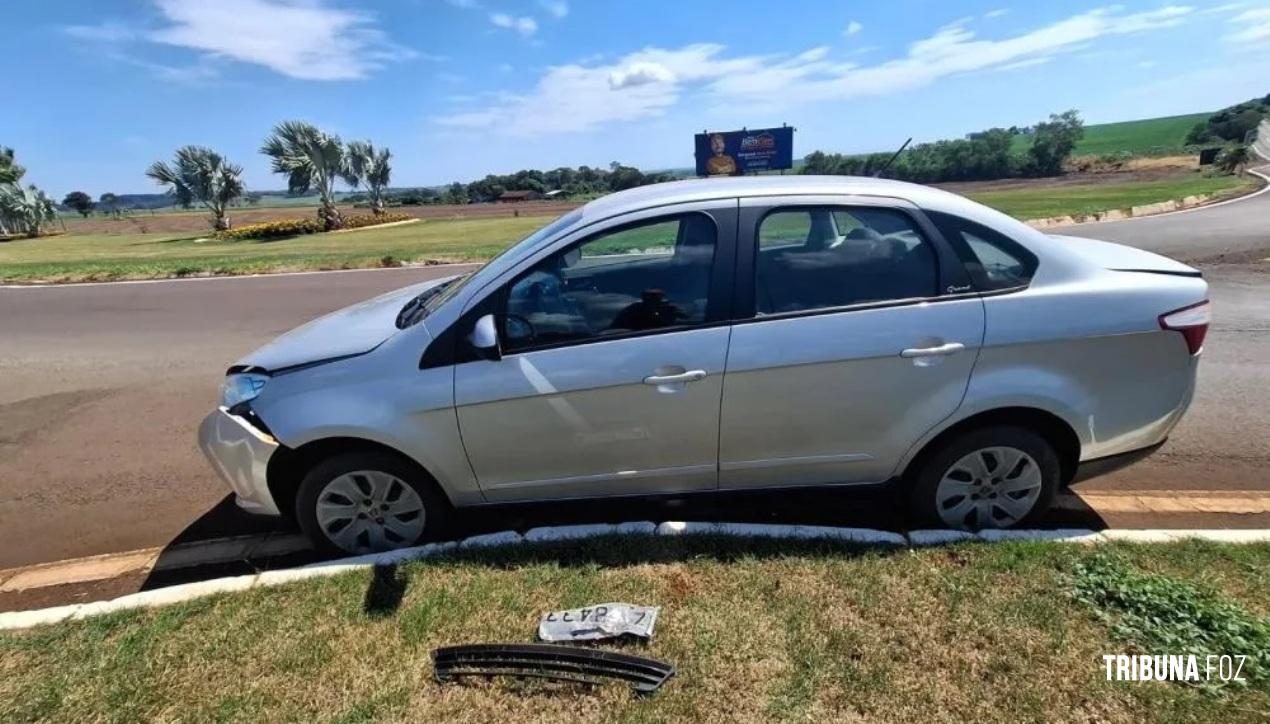 Gestante fica ferida após acidente na PR-497 em Itaipulândia