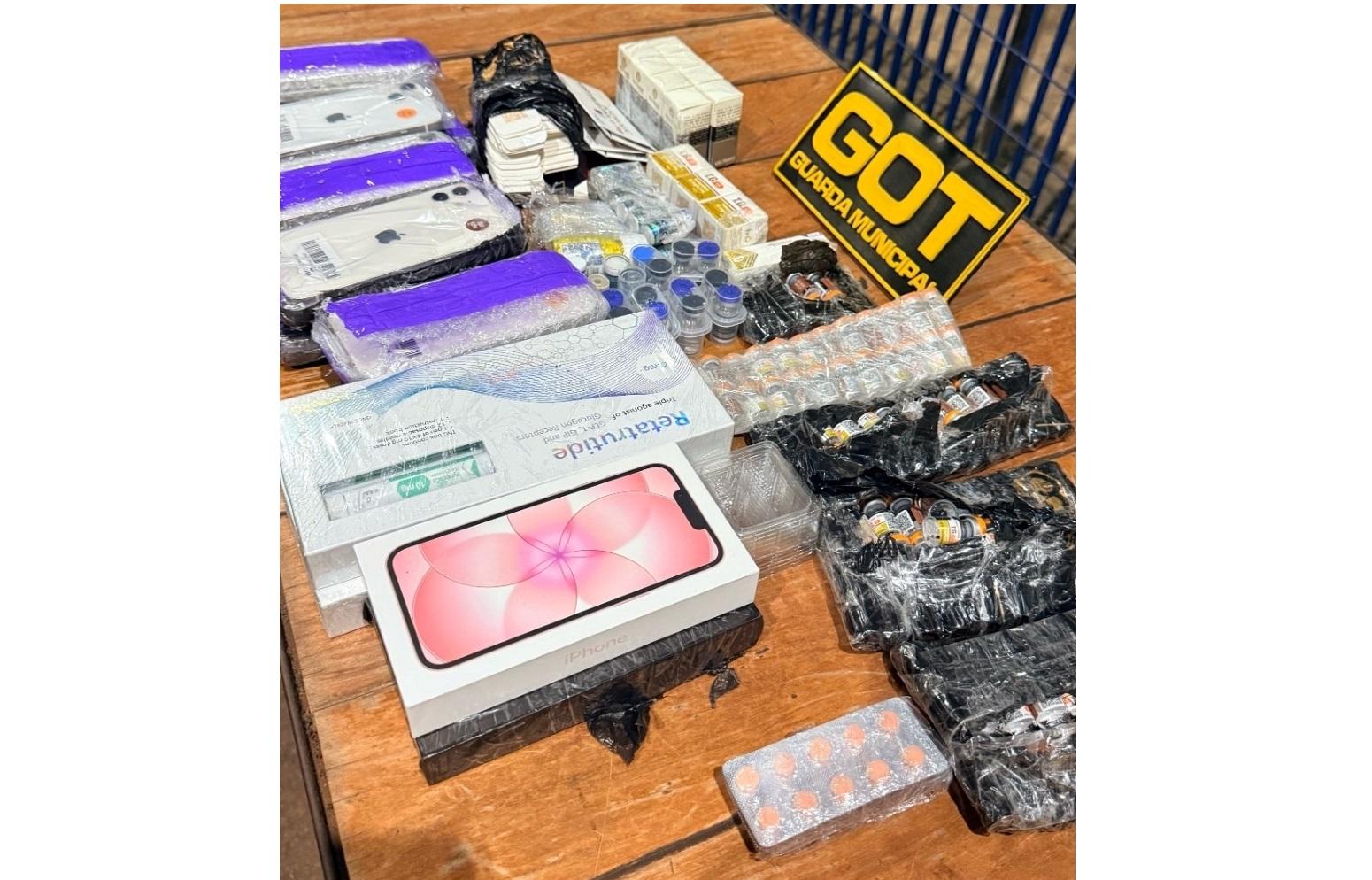 Guarda Municipal faz operação e detém duas pessoas que levavam contrabando