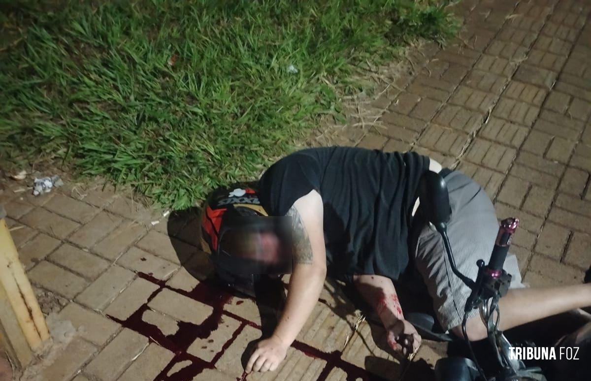 Homem é executado com tiro na cabeça na Av. Andradina no Bairro Cidade Nova em Foz do Iguaçu 