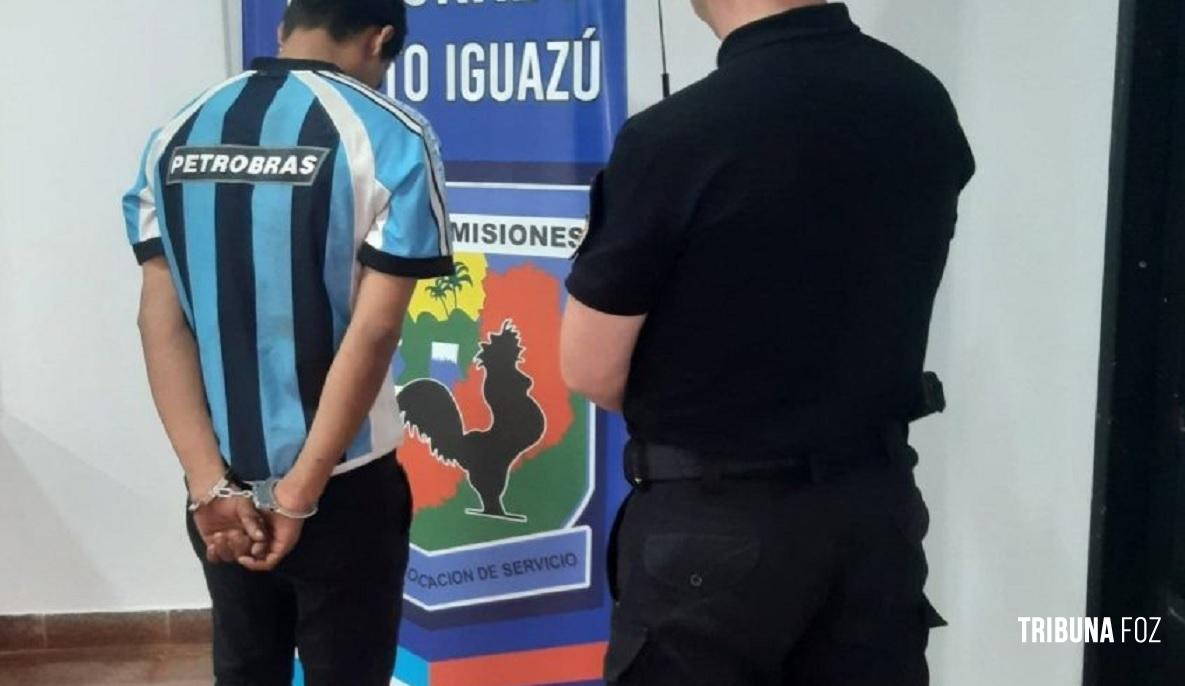 Ladrão envolvido em pelo menos dois roubos é preso em Puerto Iguazú, na Argentina
