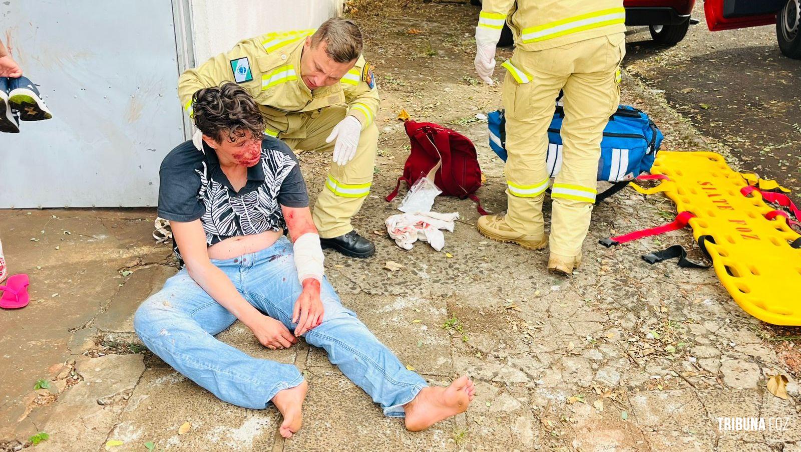 Mulher é esfaqueada pede socorro em casa de recuperação em Foz do Iguaçu