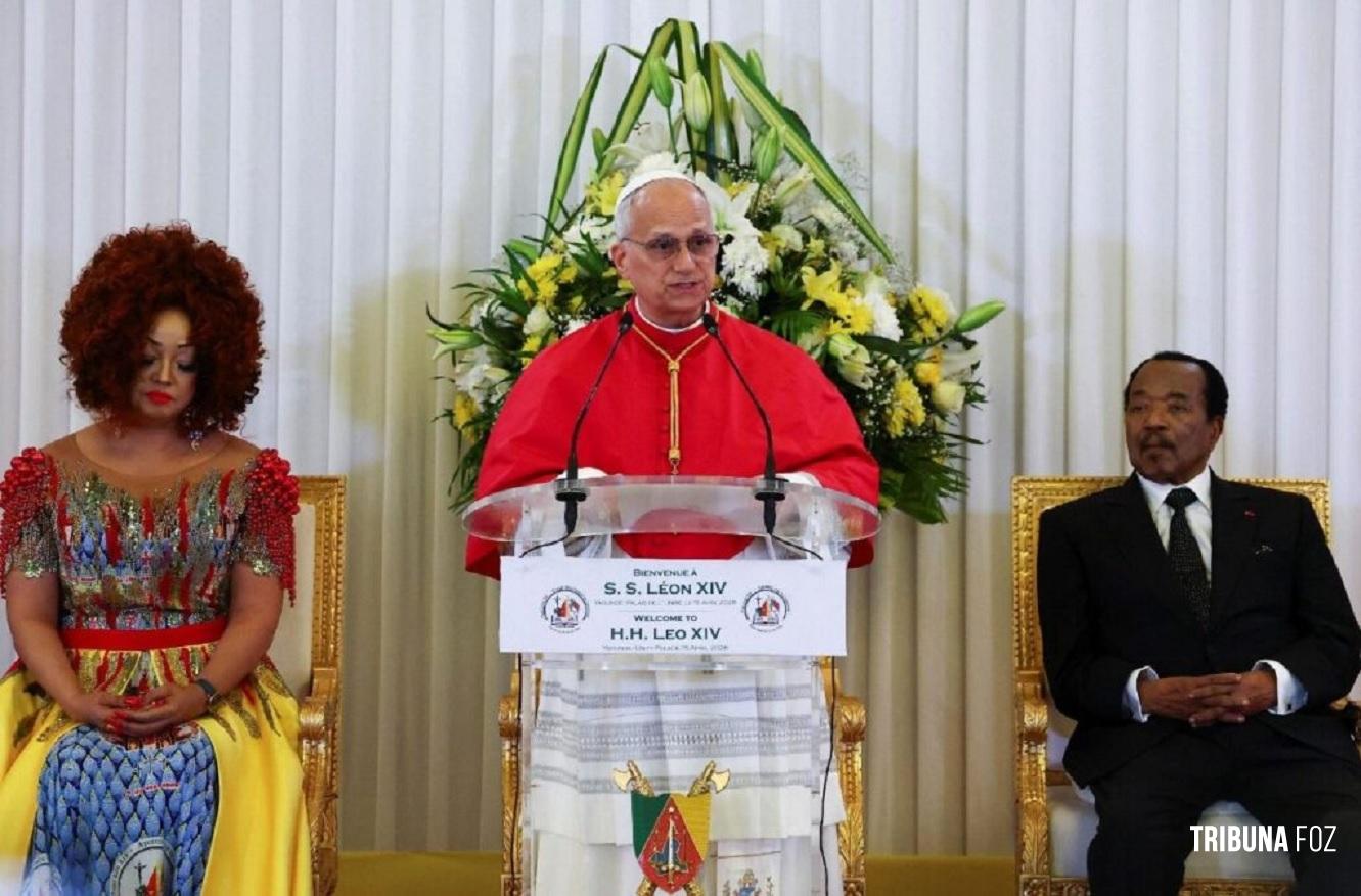 Papa Leão XIV critica mundo "devastado por tiranos"