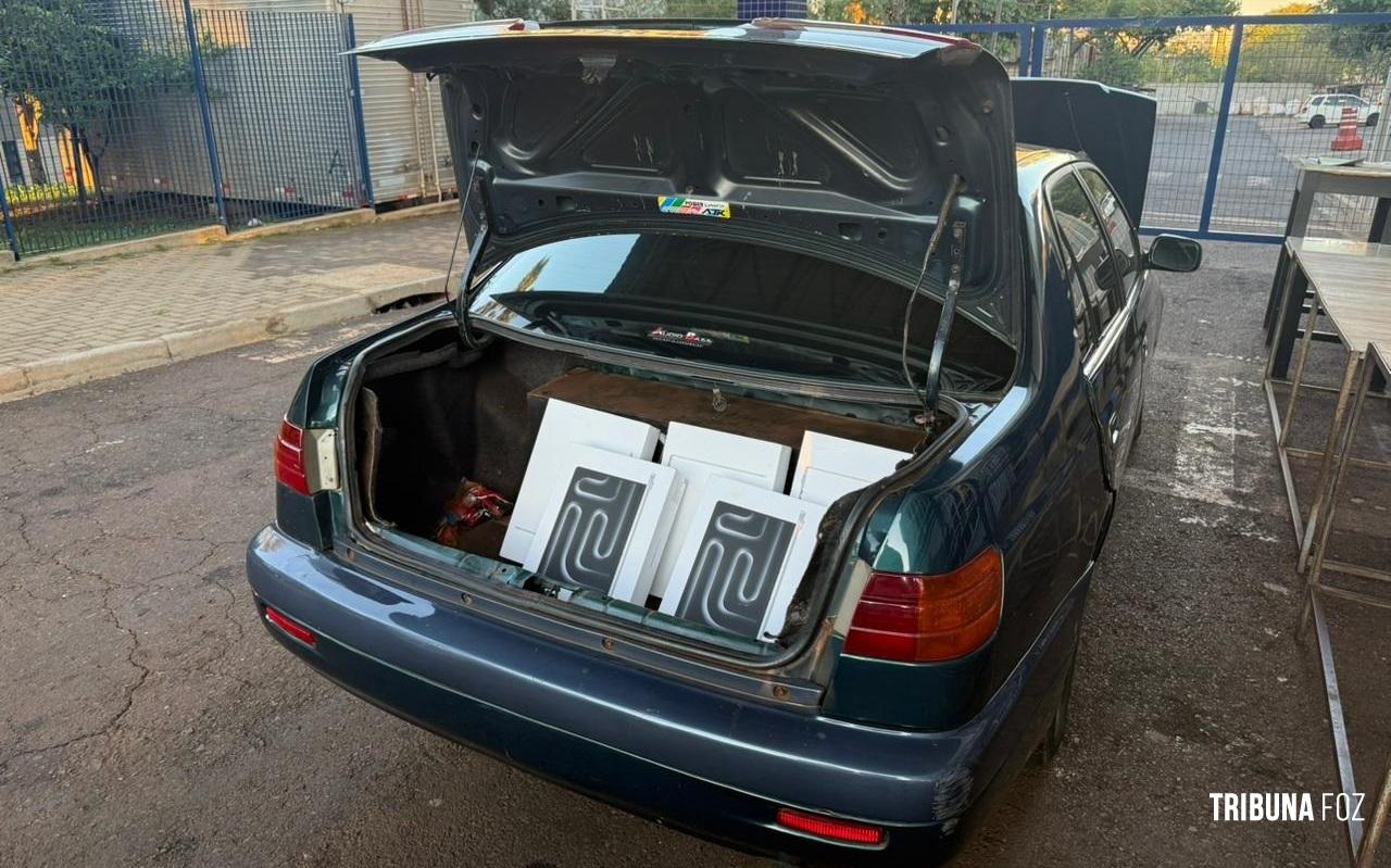 PF, PM e Receita Federal apreendem eletrônicos ocultos em fundo falso na BR-277