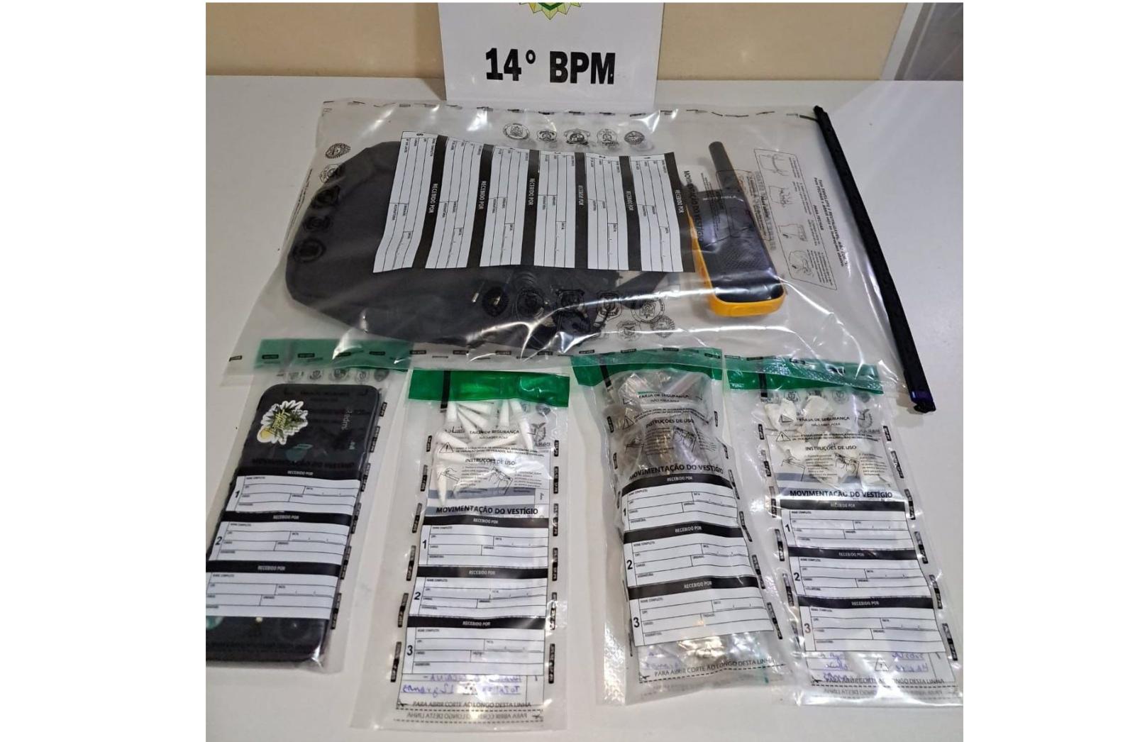 PM apreende drogas e detém menor por tráfico em Medianeira