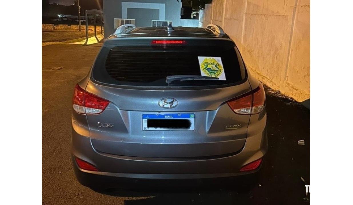 PM prende casal e recupera veículo clonado durante a madrugada em Foz do Iguaçu