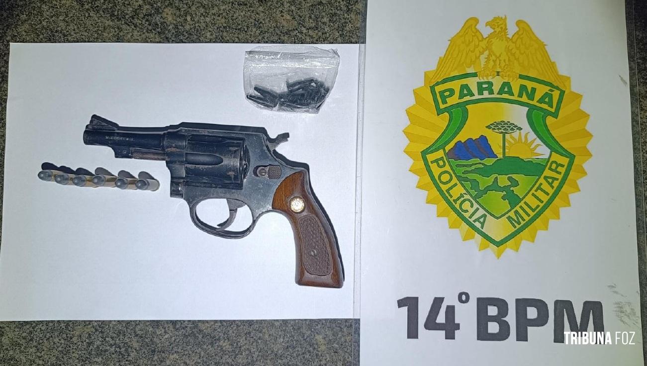 PM prende homem por porte ilegal de arma de fogo no bairro Morumbi em Foz do Iguaçu