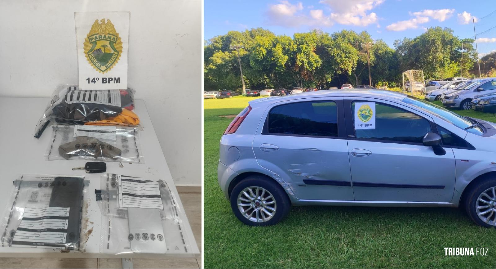 PM prende suspeito e apreende menor após tentativa de roubo na Vila Portes em Foz do Iguaçu