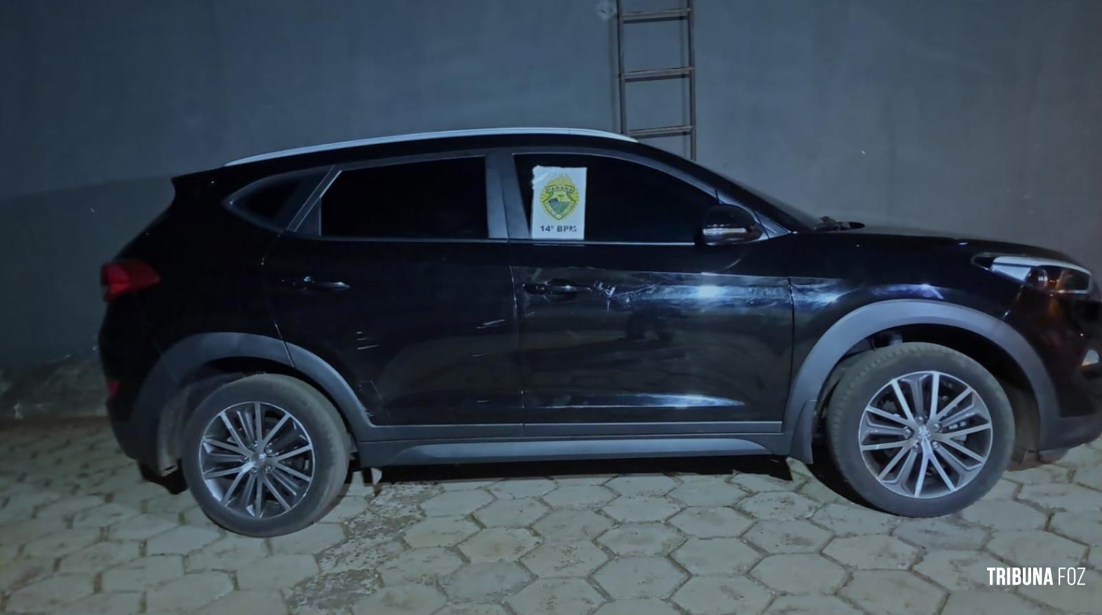 PM recupera veículo com alerta de roubo e prende três indivíduos no bairro Jardim América, em Foz do Iguaçu