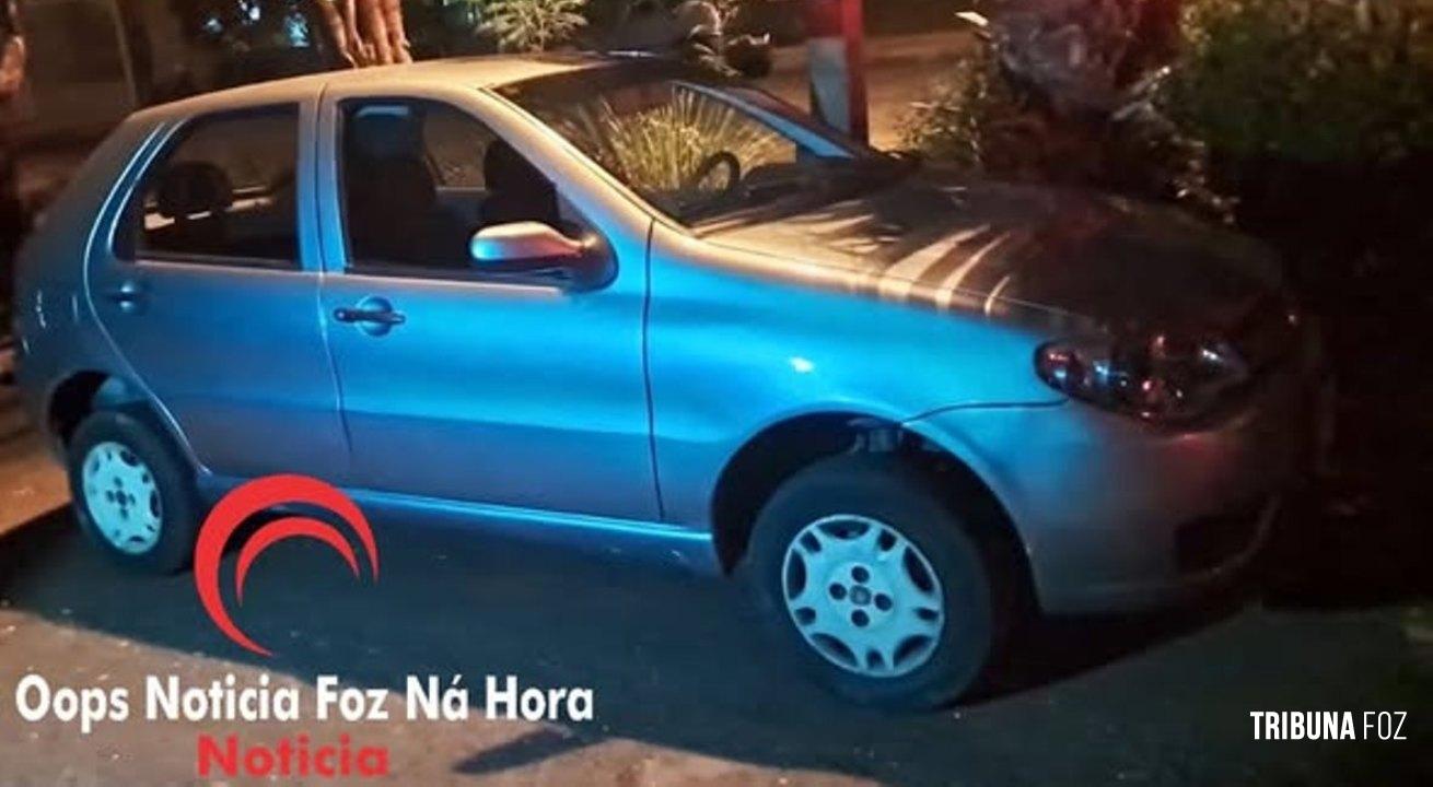 PM recupera veículo furtado durante patrulhamento noturno 