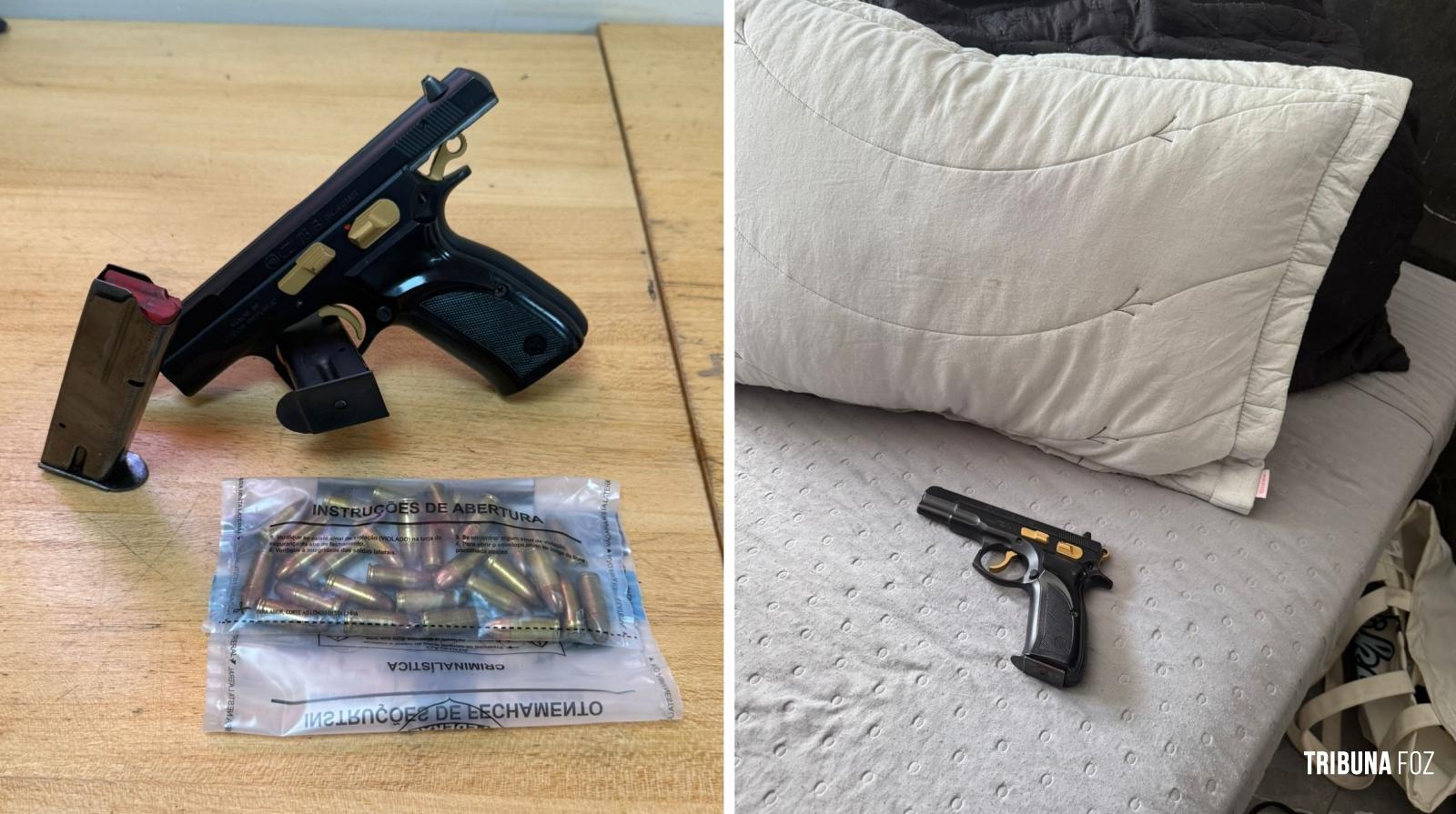 Policia Federal monitora, acompanha e prende homem com eletrônicos e arma na cidade de Medianeira