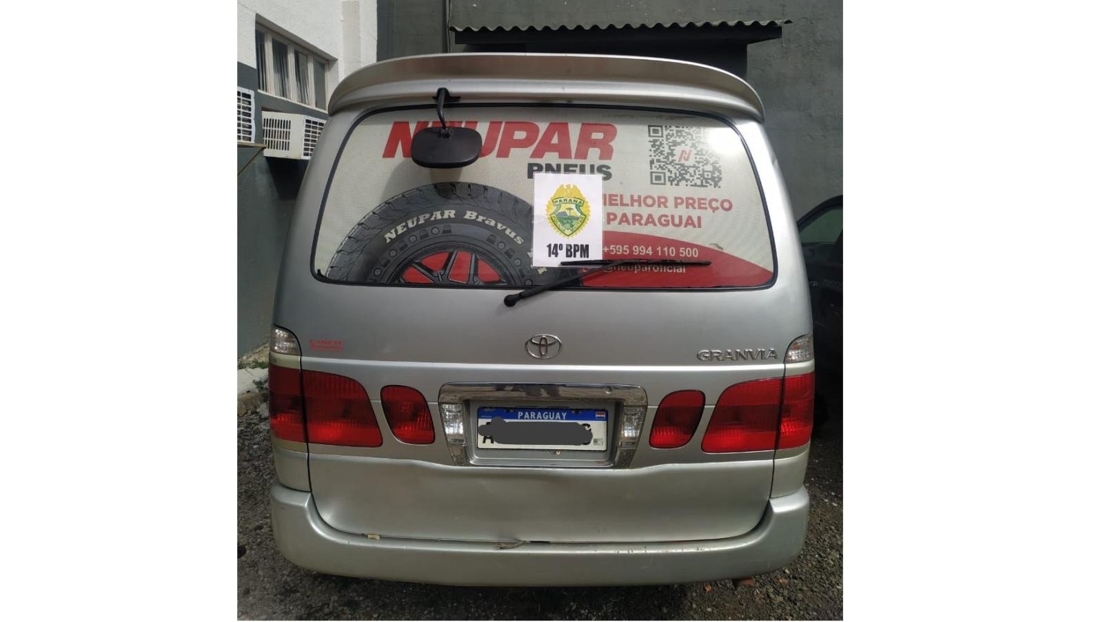 Policia Militar recupera veículo roubado em Foz do Iguaçu