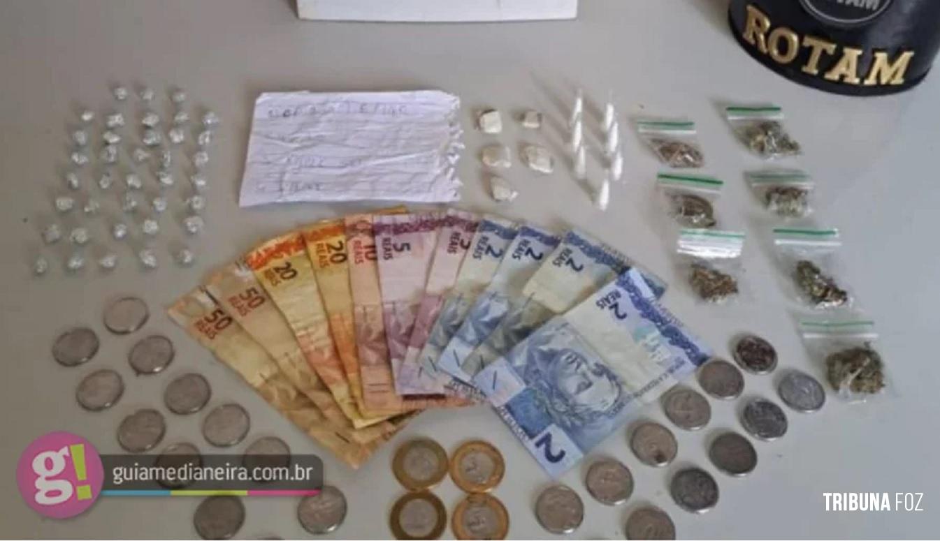 ROTAM apreende menor com drogas prontas para venda no bairro Independência, em Medianeira