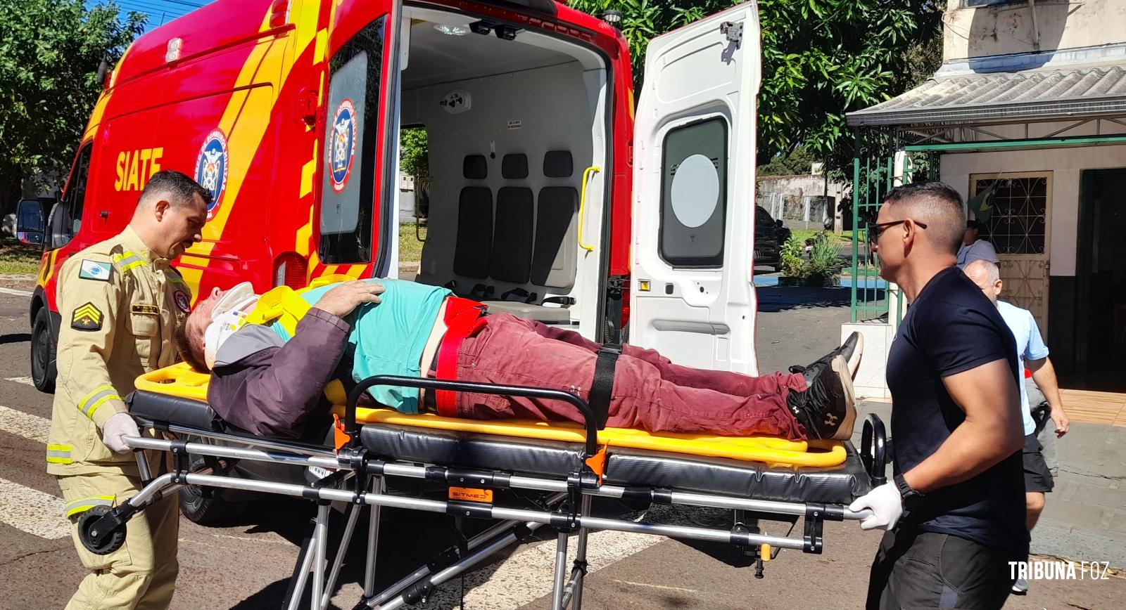 Siate socorre dois motociclistas após colisão entre duas motos na Vila Yolanda