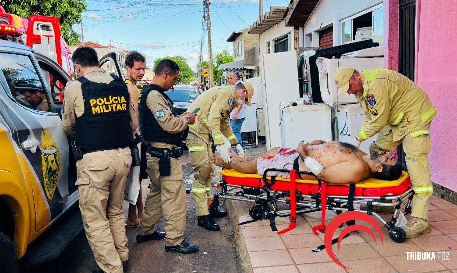 Tentativa de duplo homicídio é registrado no Bairro Morumbi deixa dois baleados em Foz do Iguaçu