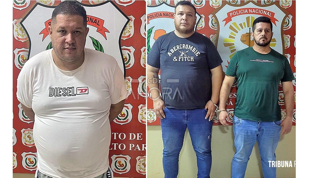 Três presos e veículos apreendidos após roubo em Presidente Franco, no Paraguai