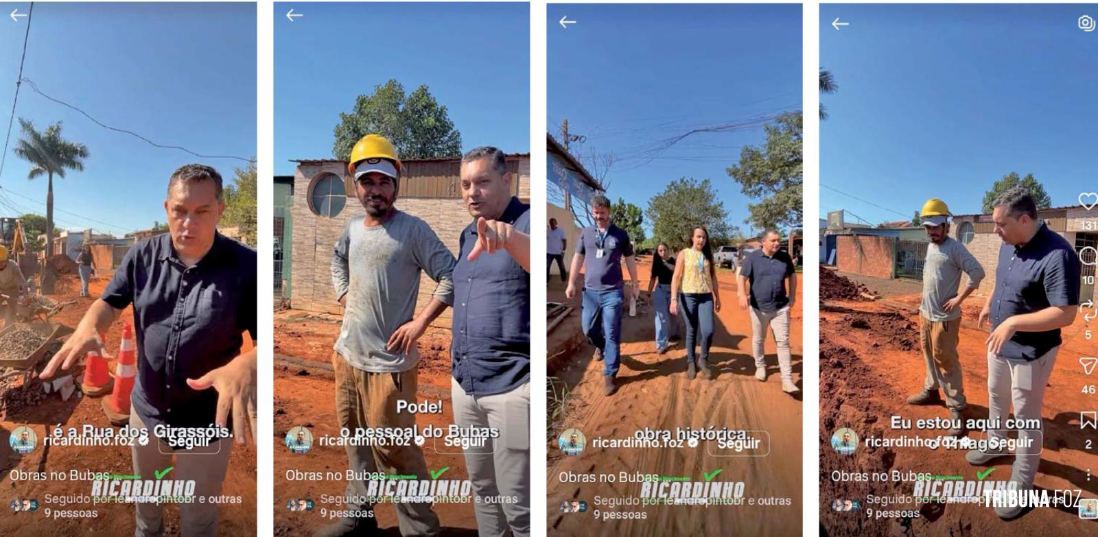 Vice-Prefeito Ricardo Nascimento tenta a qualquer jeito induzir que ele que trouxe melhorias para a Invasão do Bubas