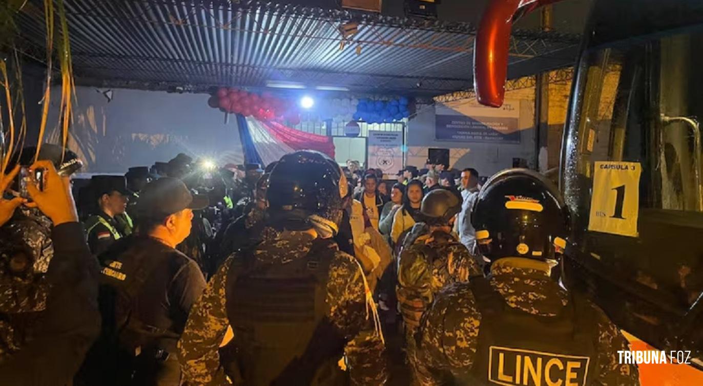 109 mulheres presas são transferidas de Ciudad del Este para o Complexo Penitenciário Feminino de Emboscada