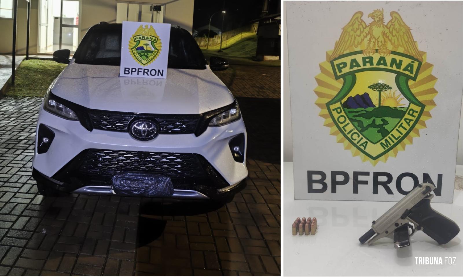 BPFRON prende homem e apreende arma de fogo em Santo Antônio do Sudoeste