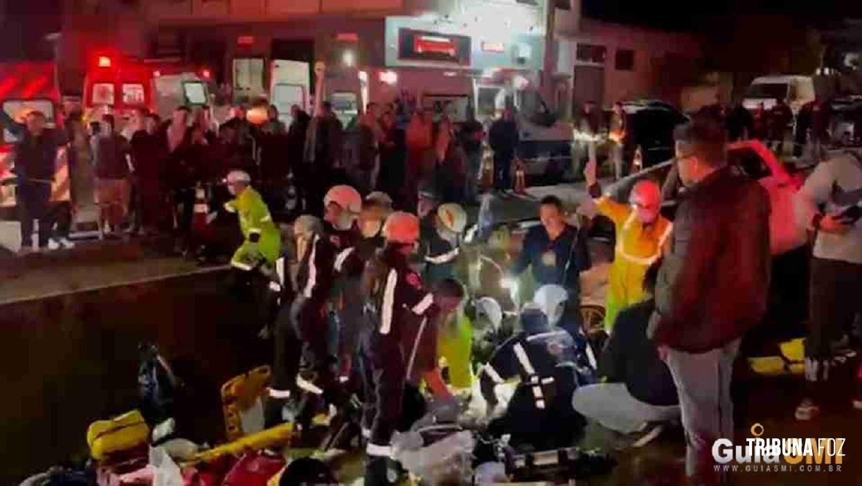Duas pessoas morrem em grave acidente na BR-277 em Santa Tereza do Oeste