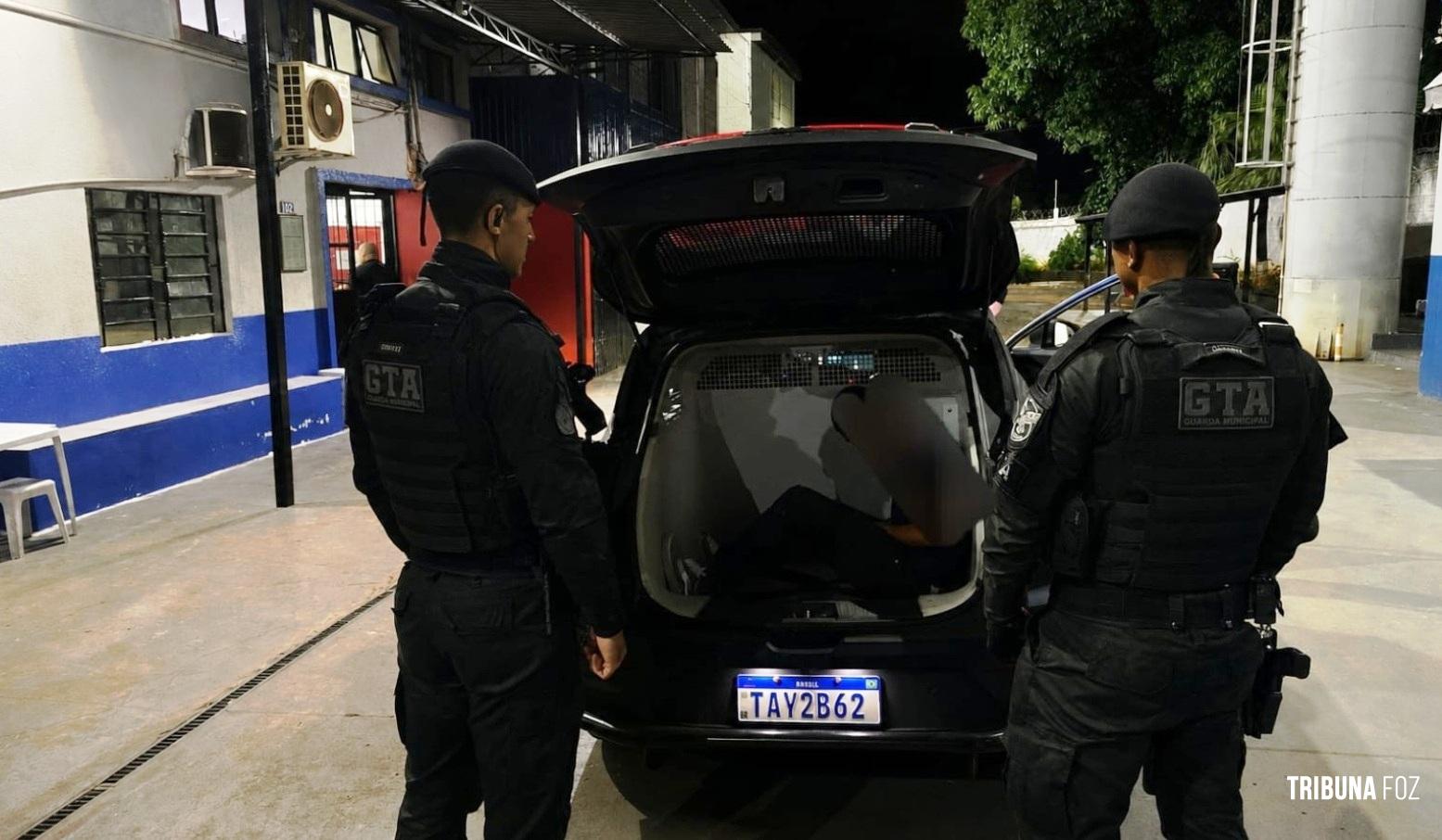GTA da Guarda Municipal cumpre mandado de prisão durante abordagem no Bairro Três Lagoas