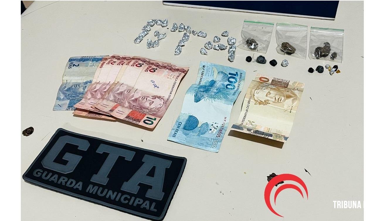 GTA da Guarda Municipal traficante de drogas na Praça da Bíblia, no Conjunto Libra