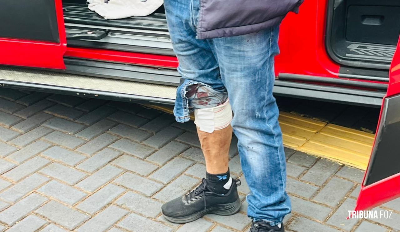 Homem é baleado de raspão após assalto atrás da Rodoviária de Foz do Iguaçu