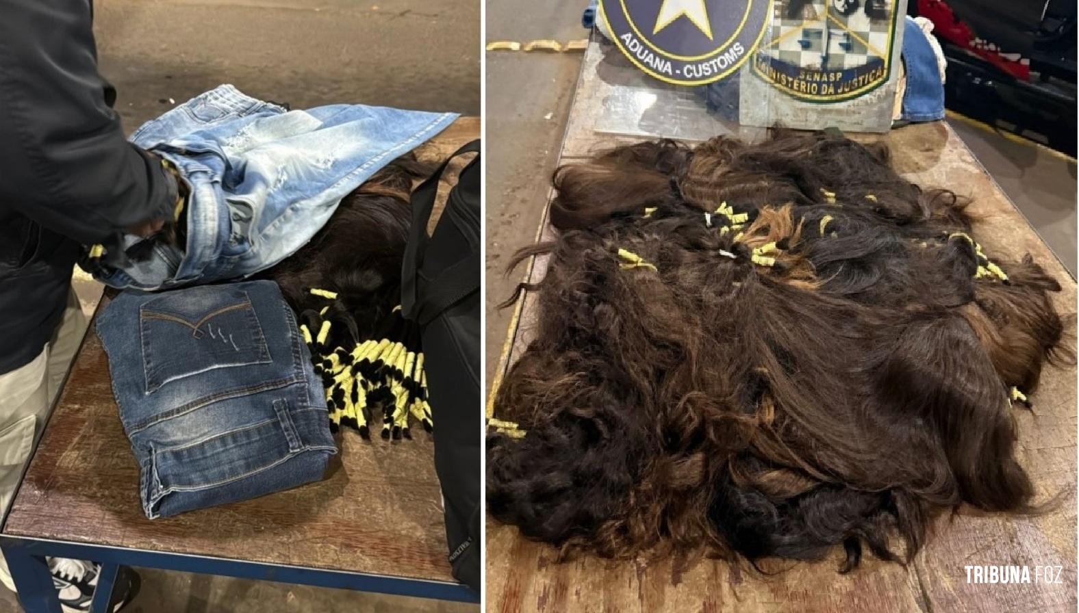 Homem é preso com 15 Kg de cabelo humano na Ponte da Amizade