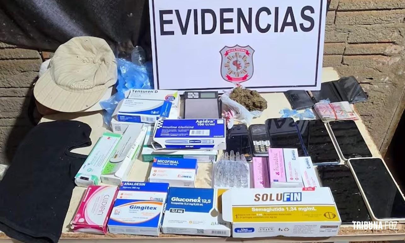 Homem é preso e provas são apreendidas em investigação de roubo a farmácia em Ciudad Del Este