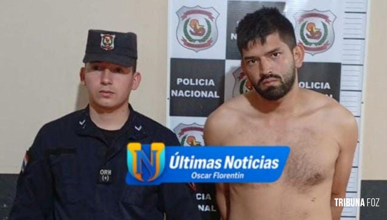 Jovem embriagado atirou contra um casal, atropelou o posto policial e acabou preso no Paraguai