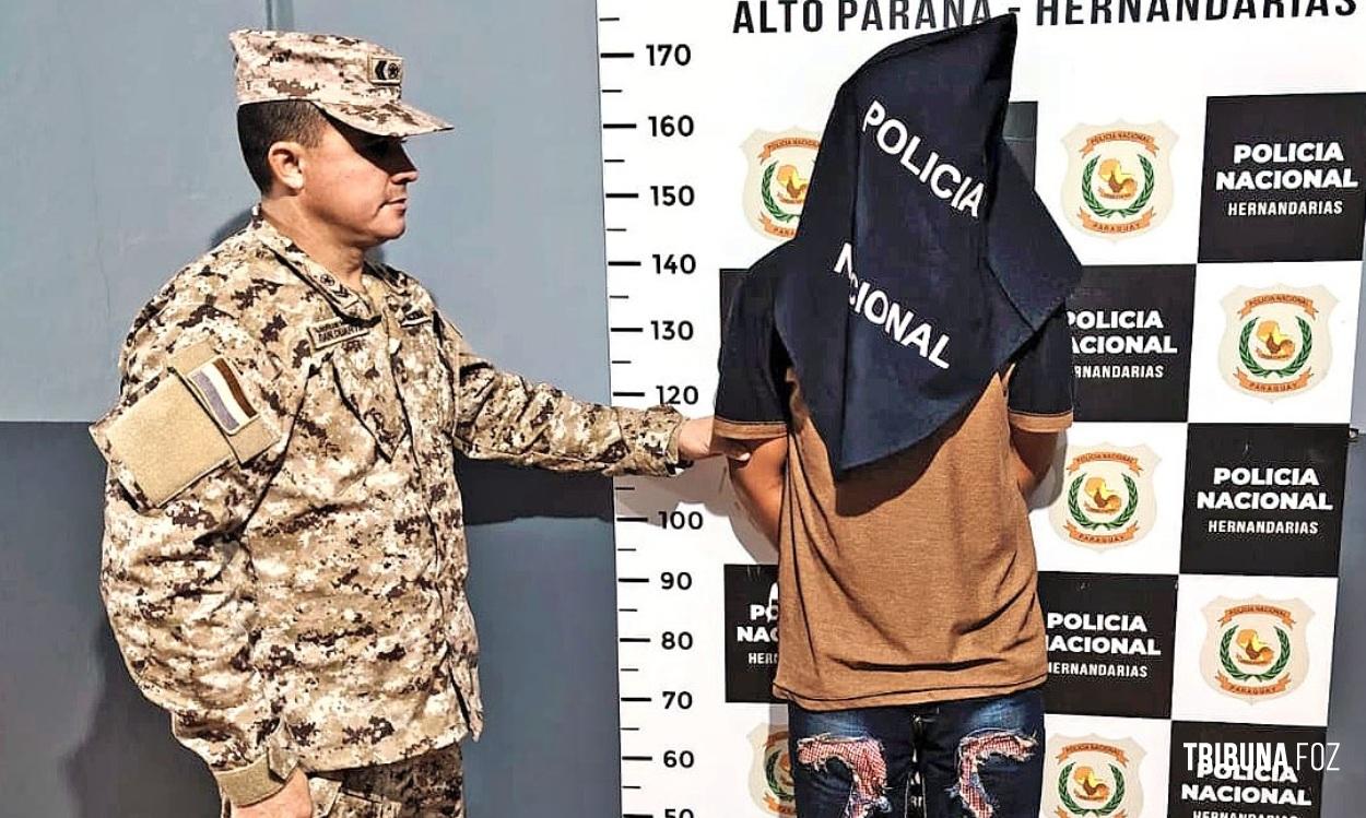 Moradores de Hernandarias detêm suspeito conhecido como "Cuatí" após tentativa de roubo em apartamento