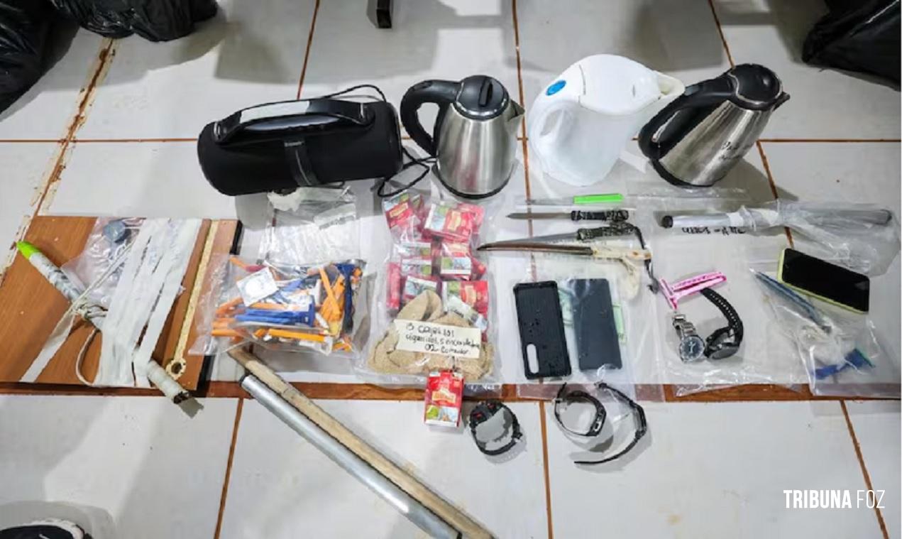 Operação na Penitenciária de Minga Guazú resulta na apreensão de itens proibidos no Paraguai