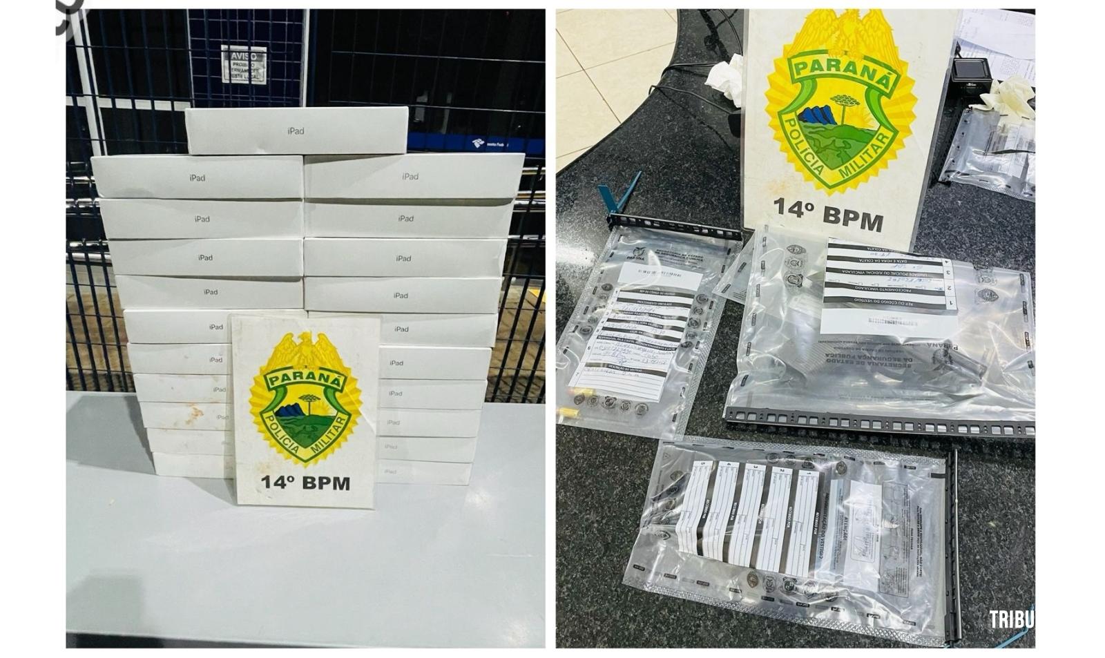 PM apreende arma de fogo, veículo e mercadorias após acompanhamento tático em Foz do Iguaçu