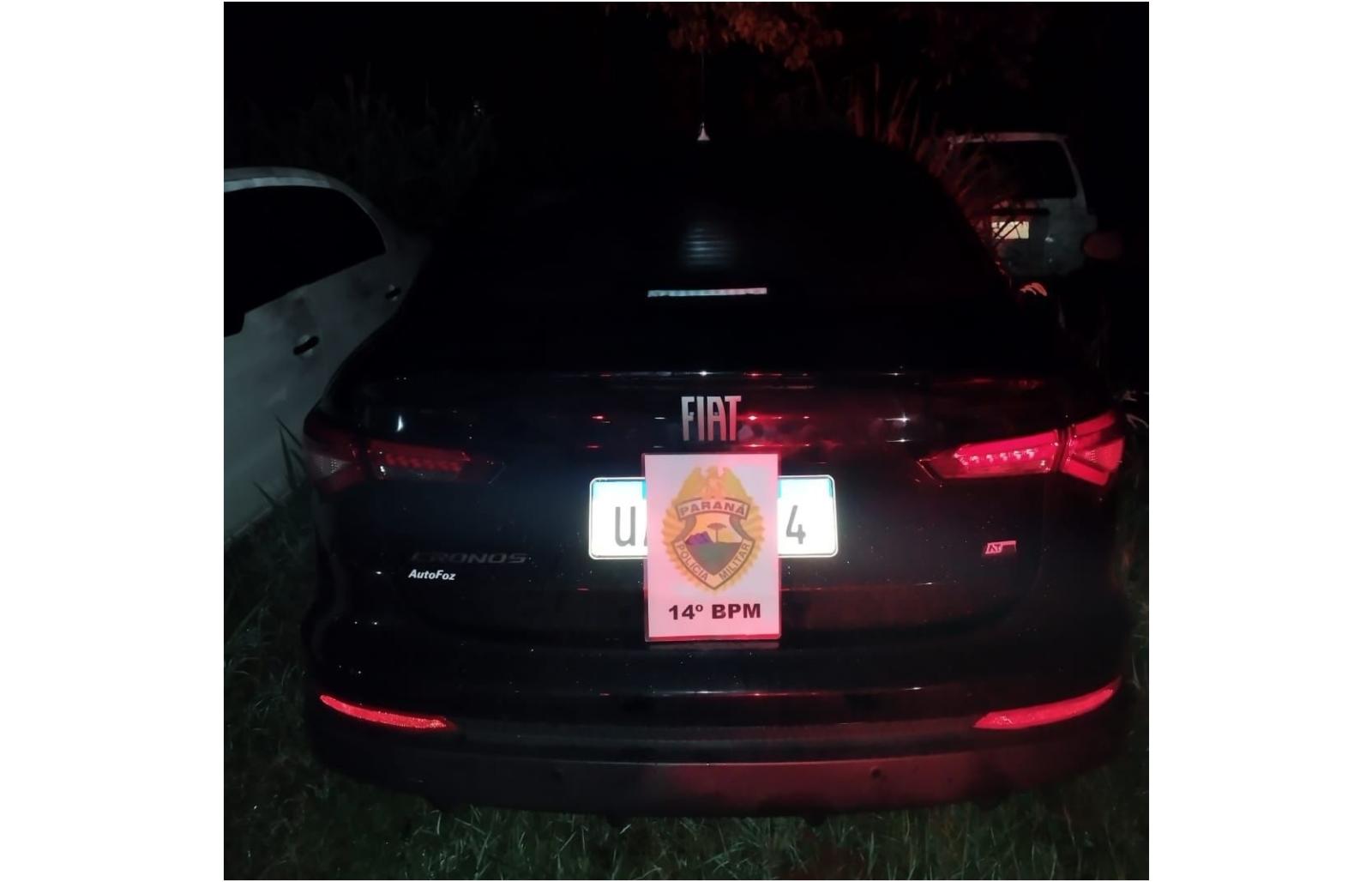 PM recupera veículo com registro de roubo em Foz do Iguaçu
