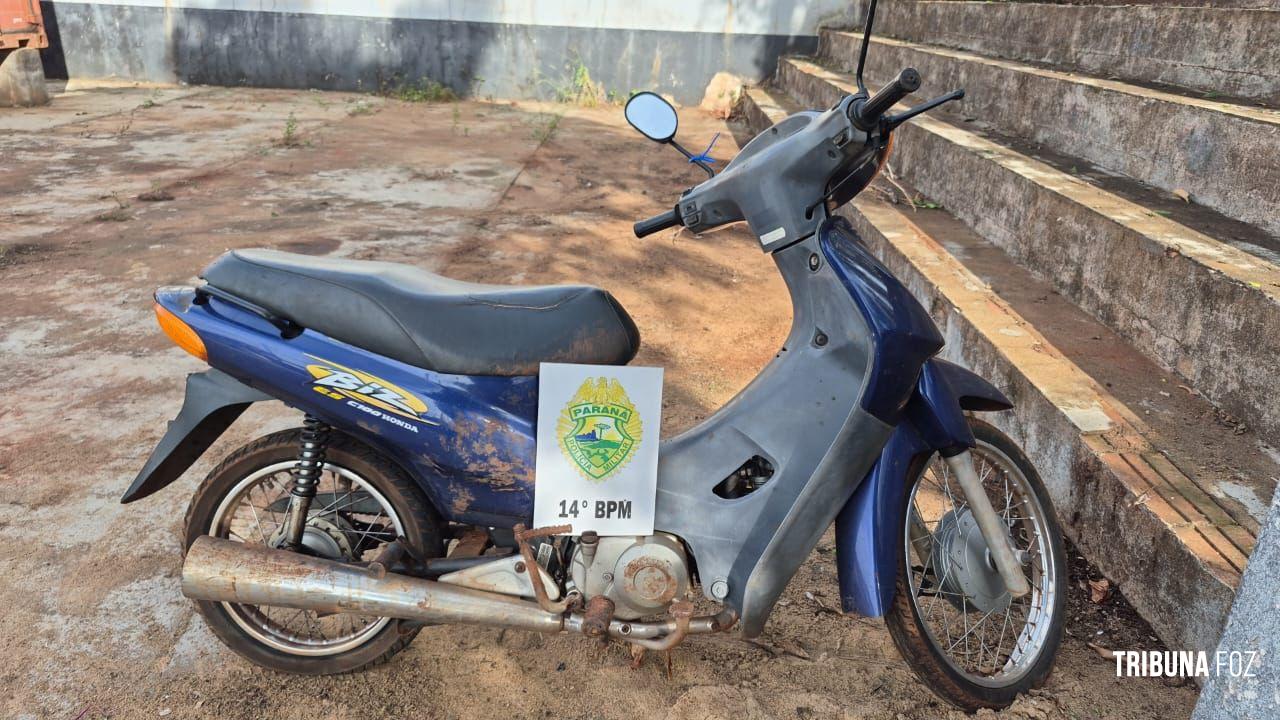 Policia Militar recupera motoneta furtada em Medianeira