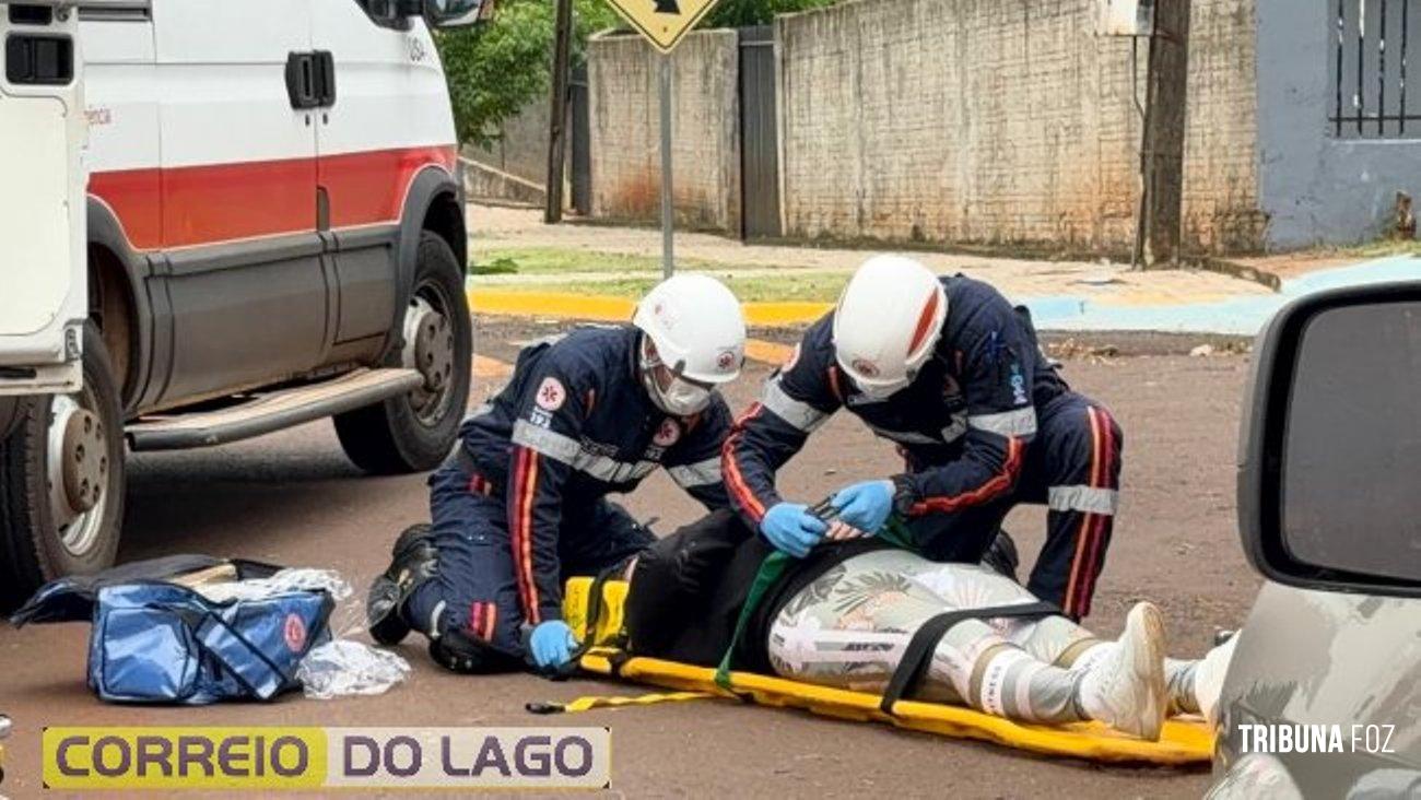 Queda de patinete elétrico mobiliza SAMU e deixa duas mulheres feridas em Santa Helena