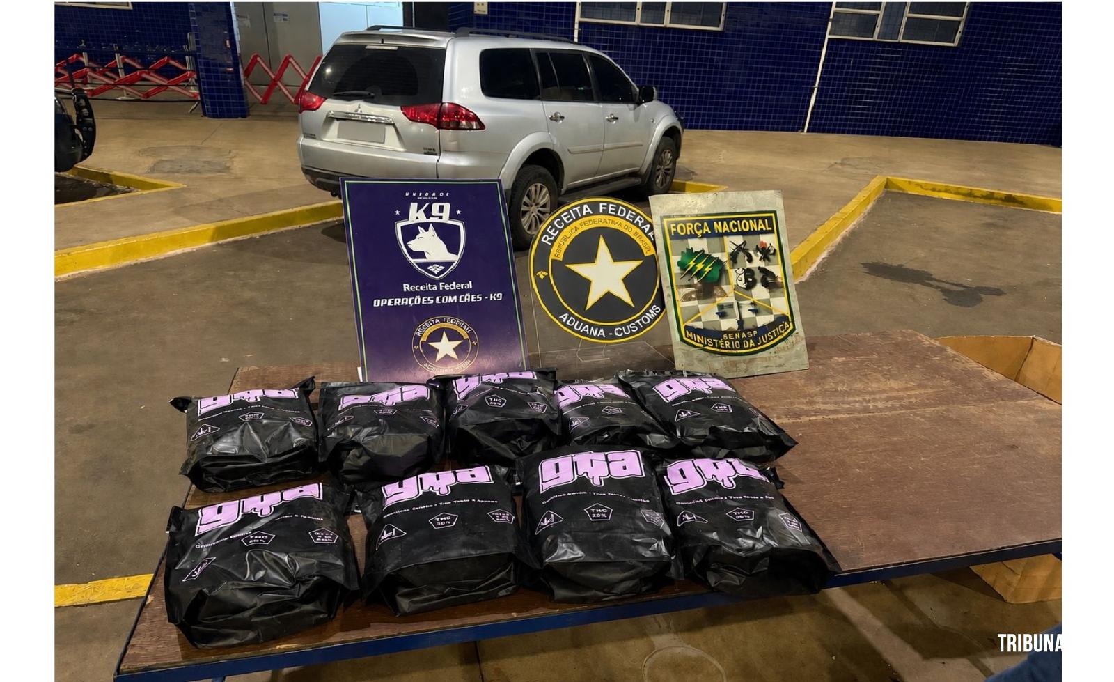Receita Federal prende paraguaio com 5 Kg de drogas na Aduana da Ponte da Amizade 
