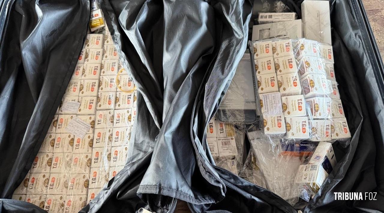 Receita Federal retém medicamentos emagrecedores avaliados em R$ 100 mil na Ponte da Amizade