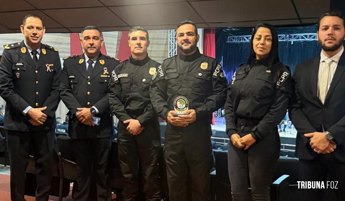 Servidor da PCPR recebe homenagem por serviços prestados ao Comando Tripartite no Paraguai