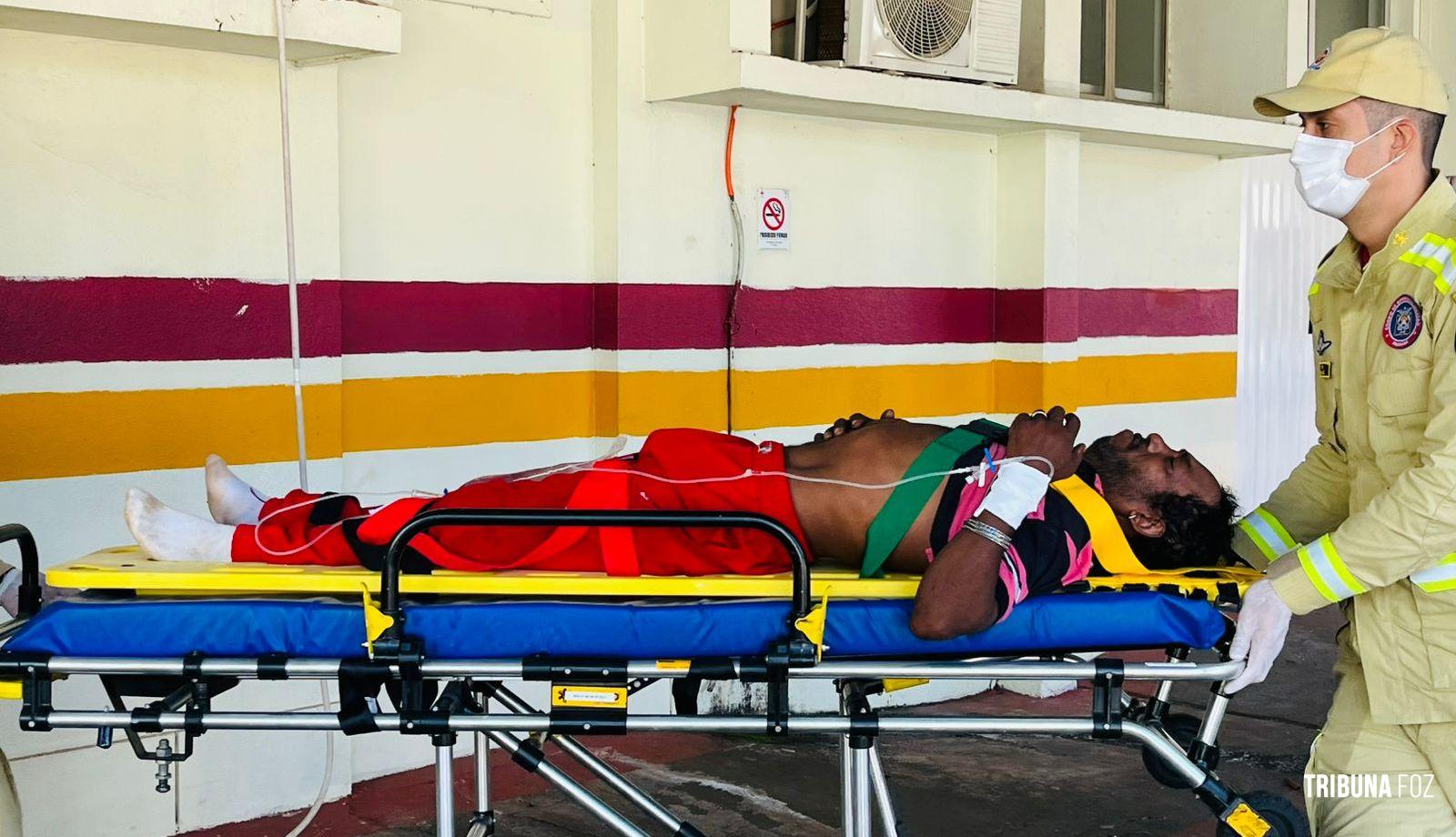 Siate socorre homem alvejado com três tiros no Jardim Califórnia 