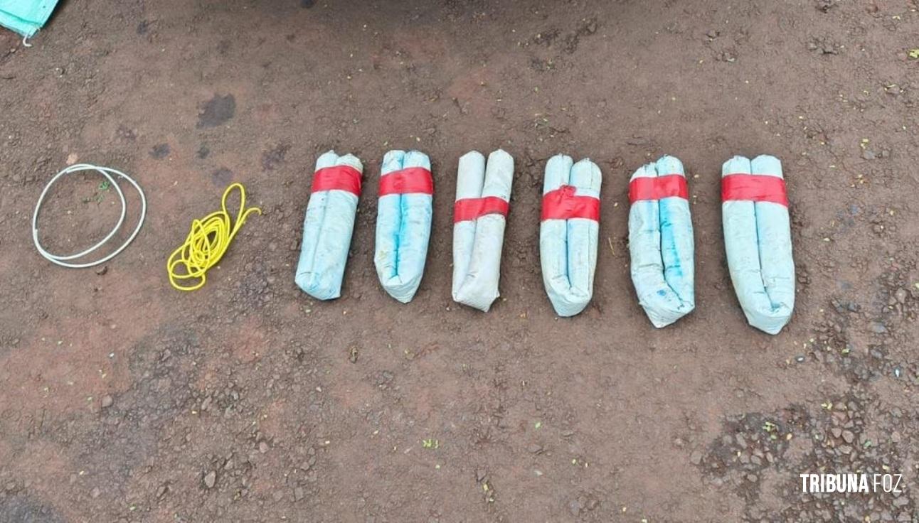 Carro com explosivos é interceptado pelo BPFRON em Itaipulândia; Suspeitos dizem que material sobrou de mega assalto no Paraguai