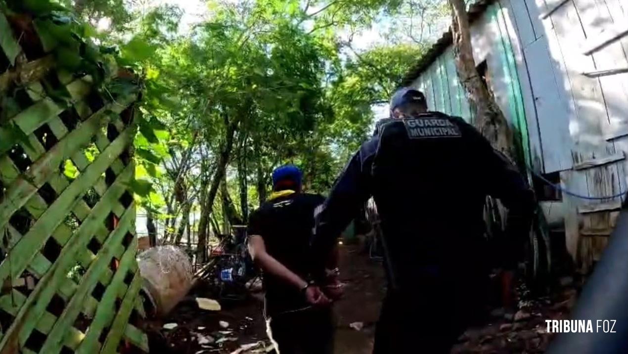 Guarda Municipal cumpre mandado de prisão na Favela do Monsenhor Guilherme